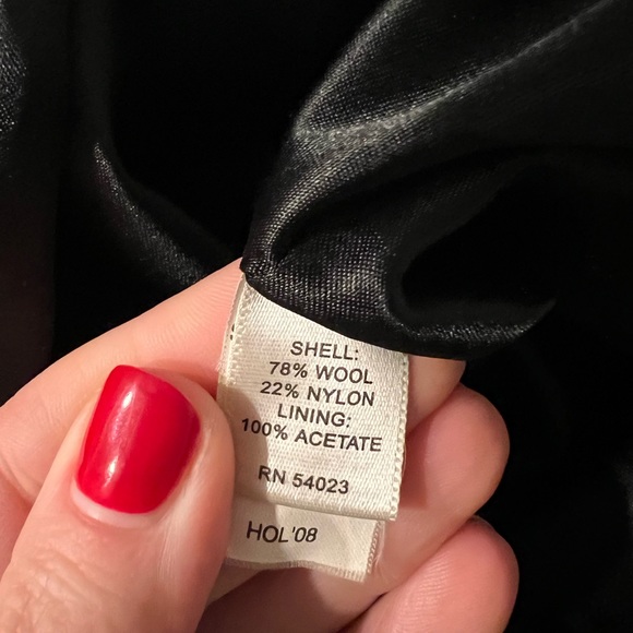 Banana Republic Black Wool Coat - Picture 9 of 9